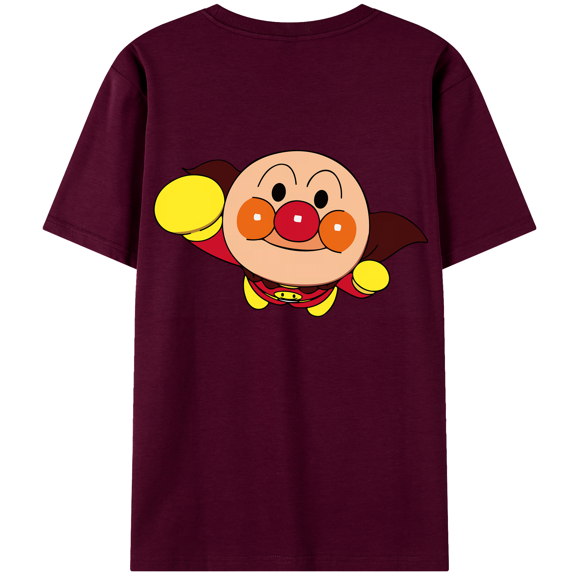 （画像用） アンパンマン Anpanman レディース半袖Tシャツ(バックプリント)